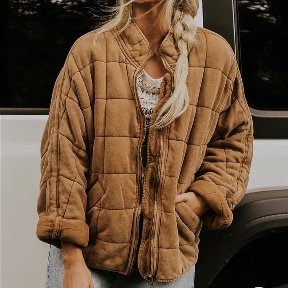 NWT Free People Quilted Jacket size medium